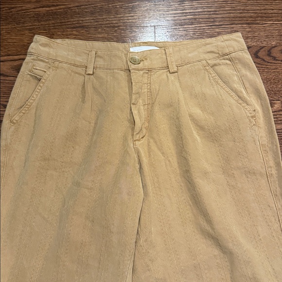 Anthropology Chino Size 29 in a Mustard/Gold color in a textured material - Picture 2 of 11